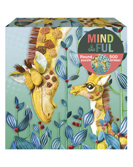 Runt pussel Giraffer 500 bitar