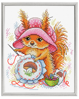 Broderikit Tavla Kärlek för broderi