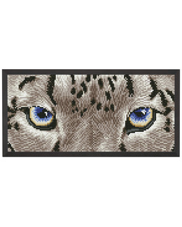Diamond Dotz Snöleopard