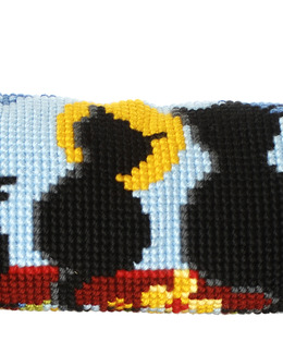 Broderikit Avlång kudde Under månen