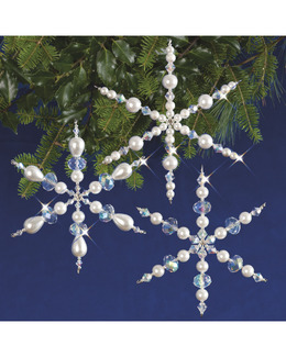 Julgranshänge Snöflinga 3-pack
