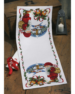 Broderikit Löpare Nisse och Landsby