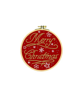 Broderikit Tavla Merry Christmas