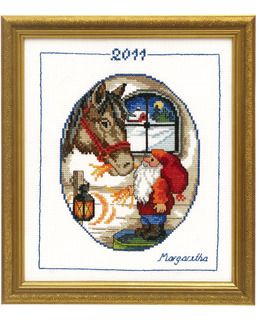 Broderikit Årstomte 2011