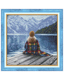 Diamond painting Vid sjön