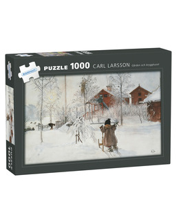 Puslespill Carl Larsson Gården 1000 biter Strikking, pynt, garn og strikkeoppskrifter