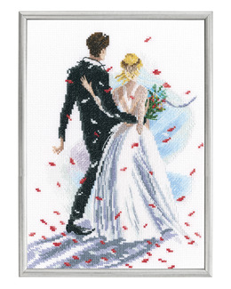 Broderikit Tavla bröllop