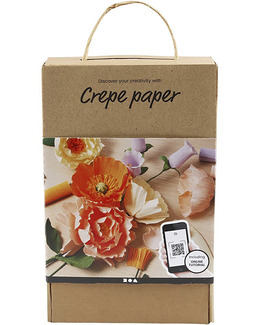 Pysselset Kräppapper