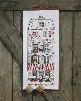 Broderikit Kalender Nissarnas hus