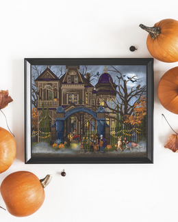 Broderikit Tavla Trick or treat