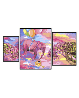 Paint By Numbers Flygande 3-pack