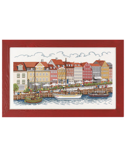 Broderikit Tavla Nyhavn linne