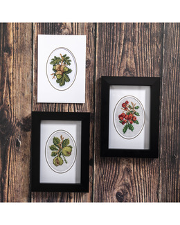Broderikit Tavlor/kort Hösten 3-pack
