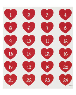 Stickers Kalendersiffror