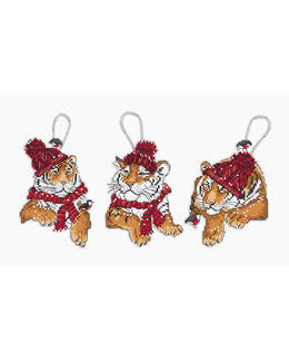 Plastic canvas Tigrar 3-pack