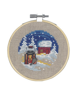 Broderikit Tavla Julhus