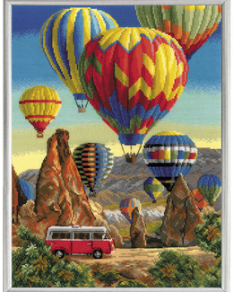 Broderikit Tavla Luftballonger