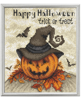 Broderikit Tavla Happy Halloween