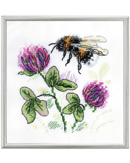 Broderikit Tavla Blomma & Bi