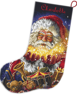 Broderikit Julstrumpa Jul Mirakel