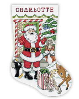 Broderikit Julstrumpa Överraskning