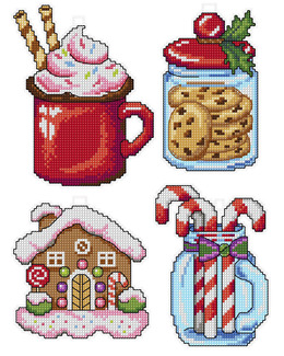 Broderikit Jul Dekoration Sötsaker