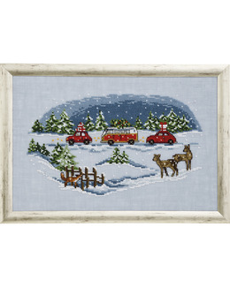 Broderikit Tavla Juletider