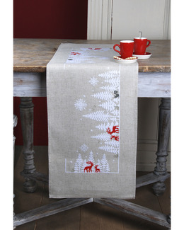 Broderikit Löpare Vinter