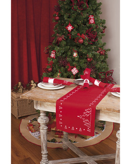 Broderikit Löpare Jul