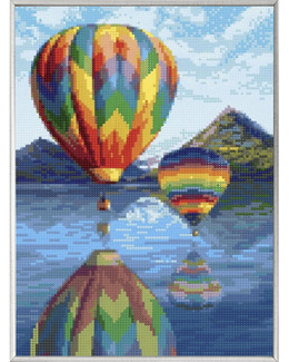 Diamond Painting Ballong Strikking, pynt, garn og strikkeoppskrifter