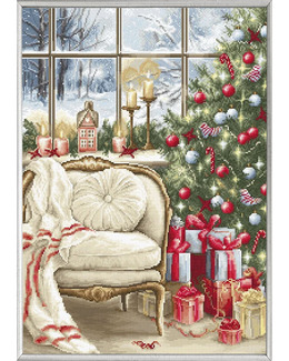 Broderikit Tavla Julpyntat