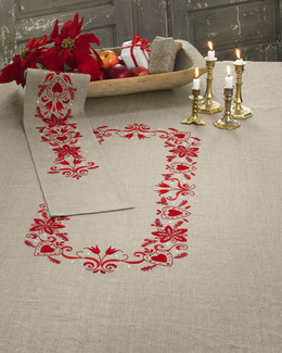 Broderikit Middagsduk Amanda