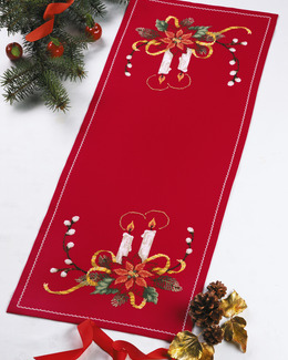 Broderikit Löpare Juleljus