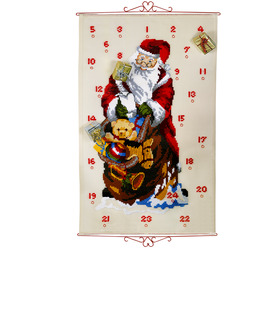 Broderikit Kalender Tomtens säck
