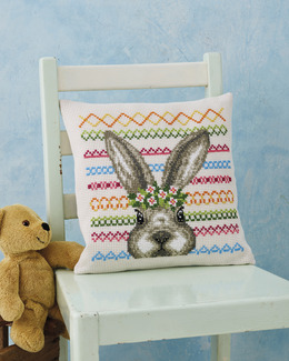 Broderikit Kudde Kanin