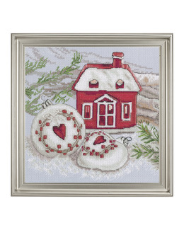 Broderikit Tavla Pepparkakshus