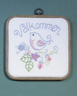 Broderikit Tavla Välkommen