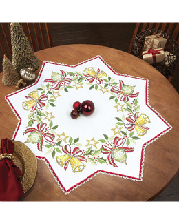 Broderikit Duk Julklockor