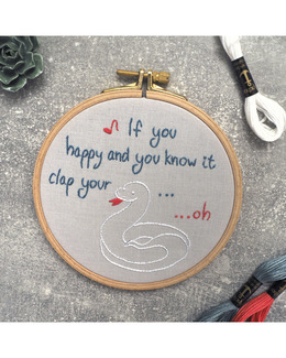 Broderikit Tavla If you happy