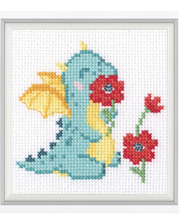 Broderikit Tavla Blommor till dig