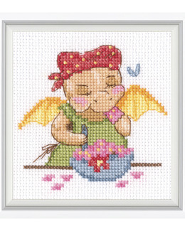 Broderikit Tavla Flower