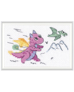 Broderikit Tavla Draklek