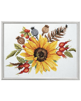 Broderikit Tavla Höstbukett