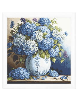 Broderikit Tavla Hortensior