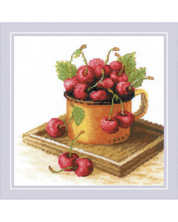 Broderikit Tavla Körsbärsskål