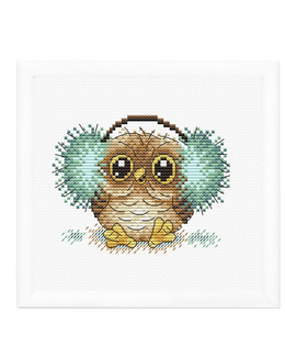 Broderikit Tavla Fluffy Happiness