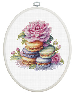 Broderikit Tavla Macarons