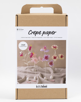 Pyssel Kräppapper Blomma