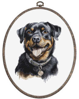 Broderikit Tavla Rottweiler