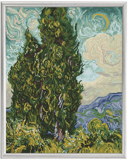 Diamond Dotz Cypresses